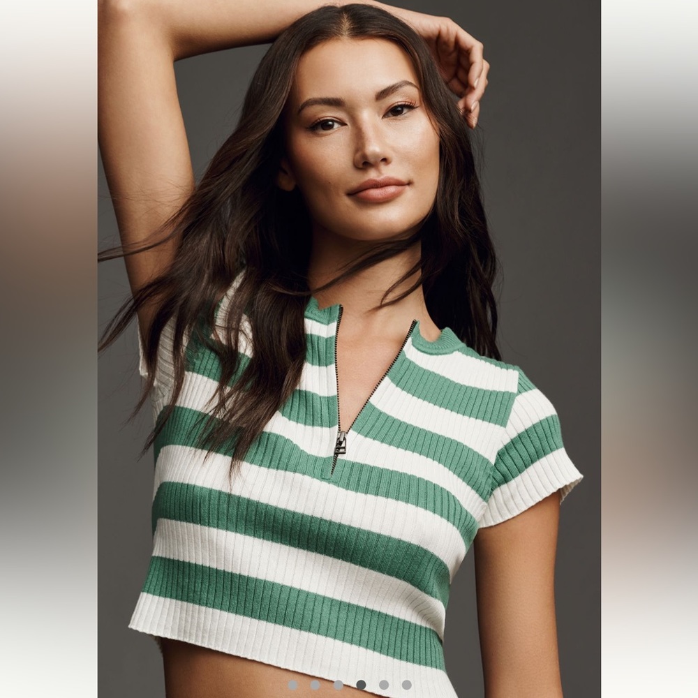 Daily Practice by Anthropologie half-zip sweater tee